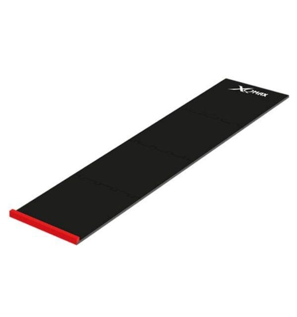 XQMax Puzzel Dartmat met oche | 237 x 60 cm (zwart