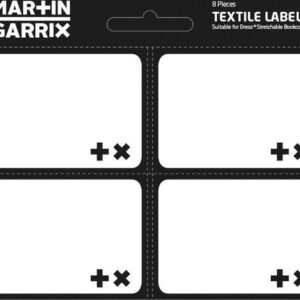 Mar+in Garrix textiel etiketten 8stuks