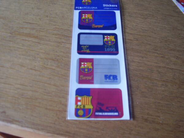 Barcelona schooletiketten