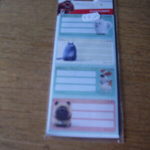Pets schooletiketten