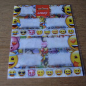 Emoji schooletiketten