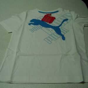 Puma wit shirts kids