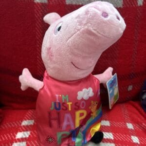 Peppa Pig knuffel 20cm Happy