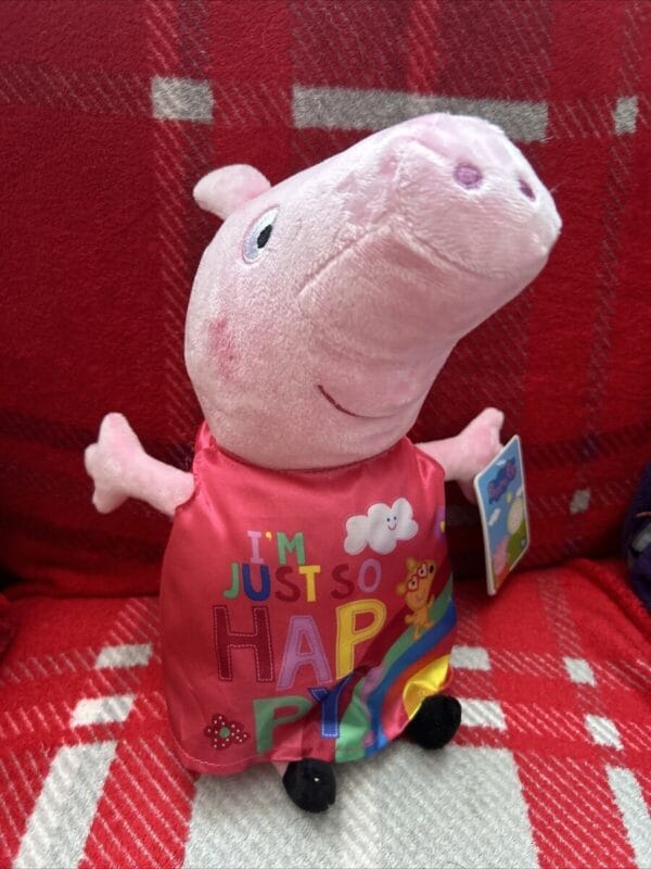 Peppa Pig knuffel 20cm Happy