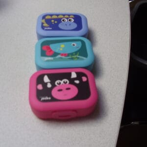 Koekjesdoos set jocko fusia groen l blauw