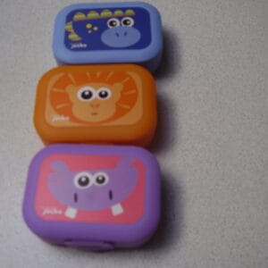 Koekjesdoos set jocko paars oranje l blauw