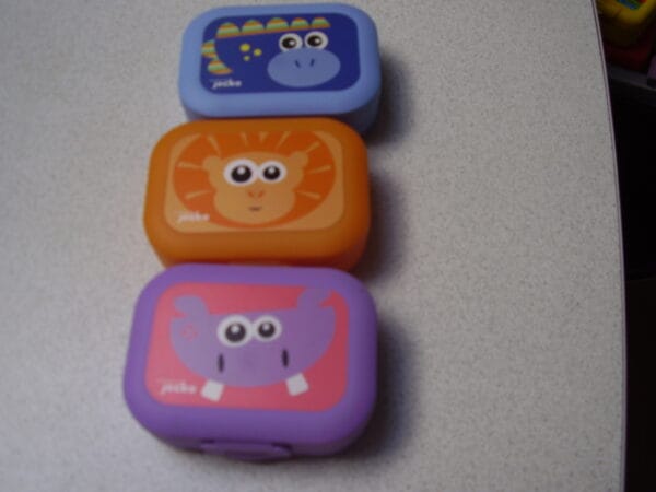 Koekjesdoos set jocko paars oranje l blauw