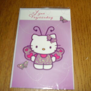 Hello Kitty verjaardagskaart fijne verjaardag
