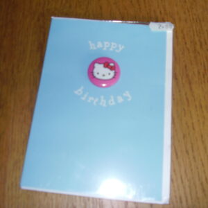 Hello Kitty verjaardagskaart happy birthday