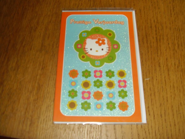 Hello Kitty verjaardagskaart Pretigge verjaardag