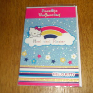 Hello Kitty prettige verjaardag heel veel plezier