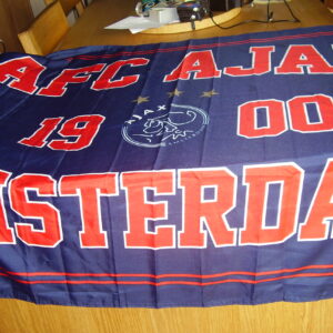 Ajax vlag 100x150cm blauw