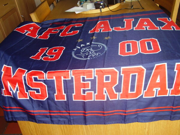 Ajax vlag 100x150cm blauw