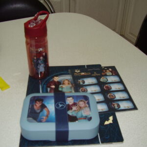 Nachtwacht schoolset 2 rollen kaftpapier etiket elastische map ringmap drinkfles brooddoos