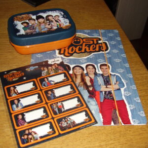 Ghost Rockers schoolset ringmap elastische map etiketten brooddoos