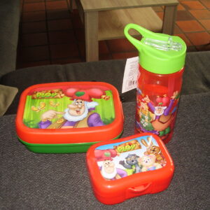 Plop schoolset drinkfles broodoos en koekjesdoos