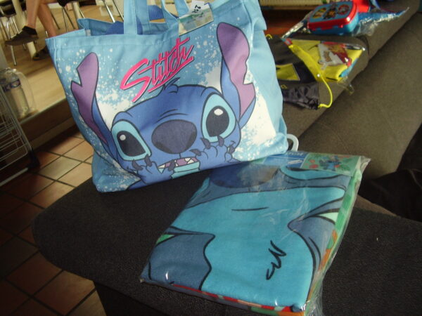 Stitch schoudertas en strandlaken