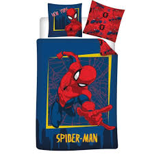 Spiderman dekbedovertrek 140x200cm flanel