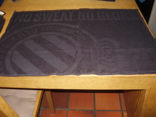 Club Brugge handdoek 50x70cm NO SWEET NO GLORY zwart