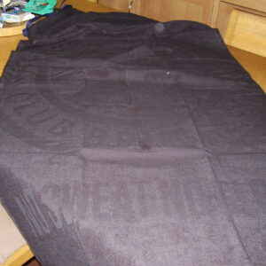 Club Brugge badhanddoek zwart no sweet no glory 70x140cm