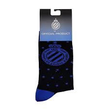 Club Brugge sokken met logo en sneeuw erop