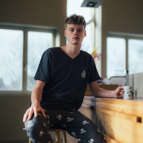 Club Brugge pyjama shirts korte mouw en lange broek