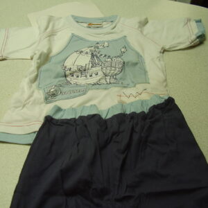 Piet Piraat pyjama korte broek 3/4 jaar