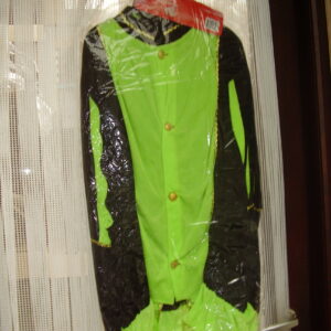 Zwarte piet pak felle groen maat xxl Baret met veer,hesje,broek