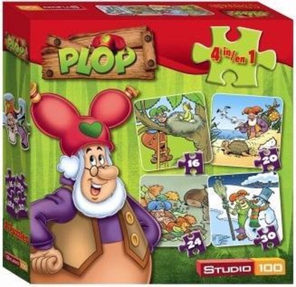 Plop 4 in/en 1 puzzels 16-20-24-30 stuks
