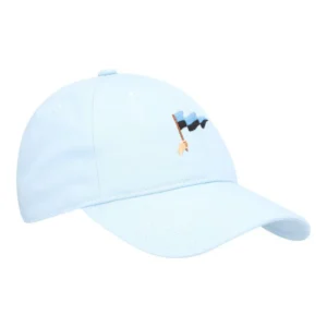 Club Brugge fan vlag pet licht blauw