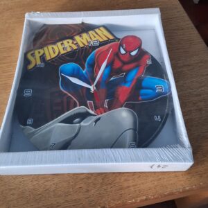 Spiderman wandklok 32x29cm