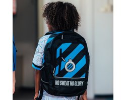 Club Brugge rugzak met schuine strepen 19x26x42cm