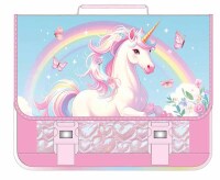 Unicorn boekentas 87426261 38cm 2 vakken en voorvakje 31.50x41x15cm