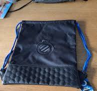 Club Brugge zwart stevige zwemzak 42x32cm